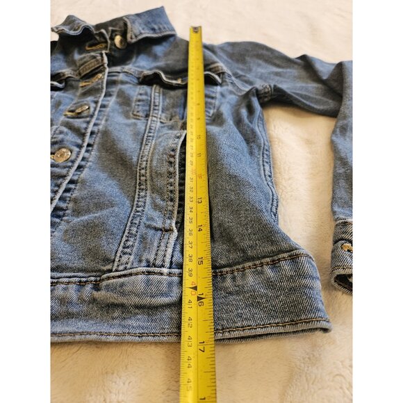 WOMEN'S LEVI STRAUSS & CO CLASSIC DENIM TRUCKER JEAN JACKET SIZE SMALL - Picture 5 of 11